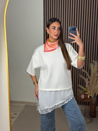 CAMISETA AURE BLANCA
