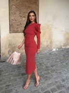 VESTIDO CORAL