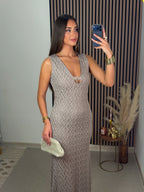 VESTIDO SOL TAUPE