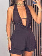 VESTIDO|MONO ROTO CHOCOLATE
