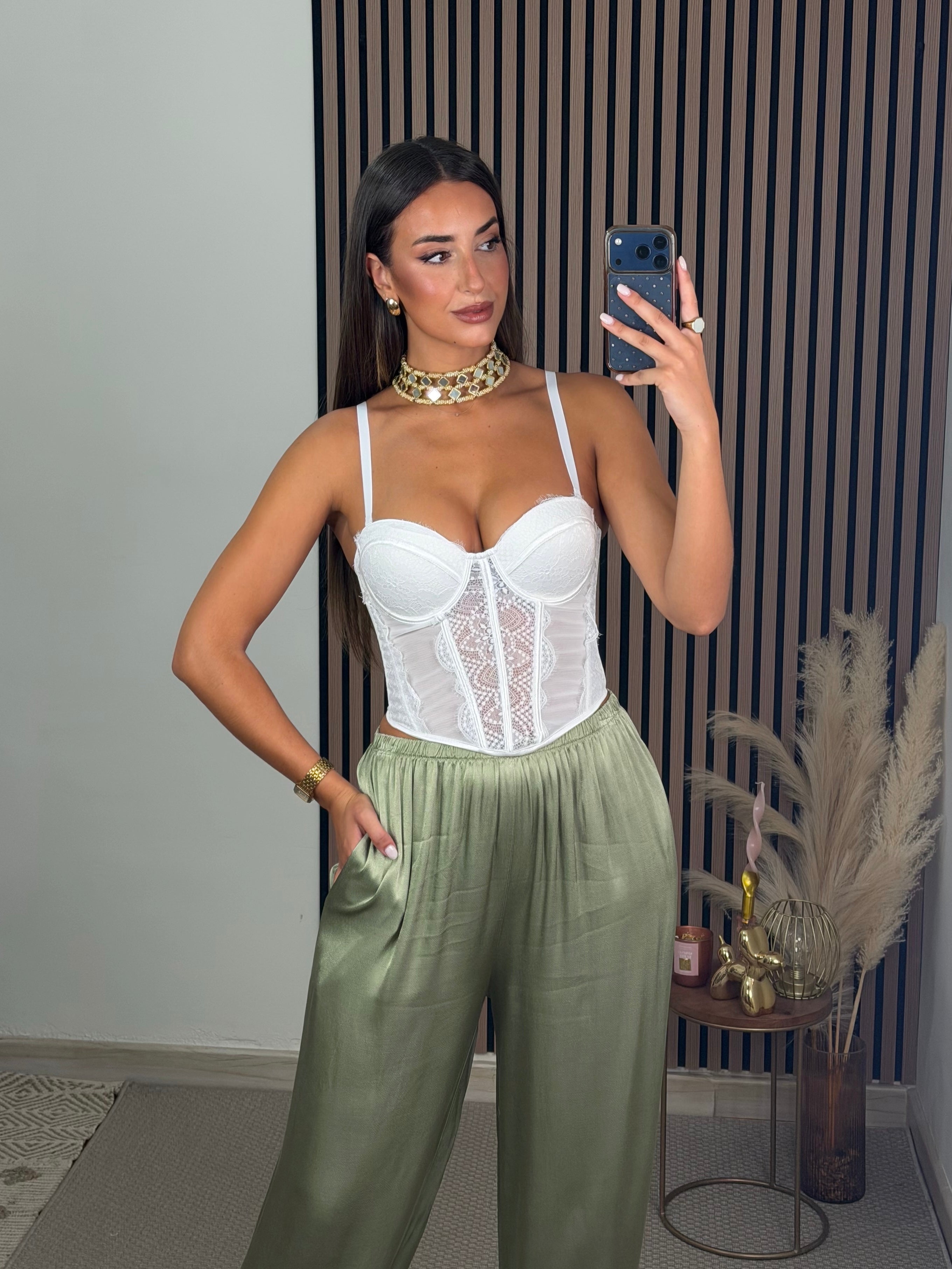 CORSET MARIPOSA BLANCO