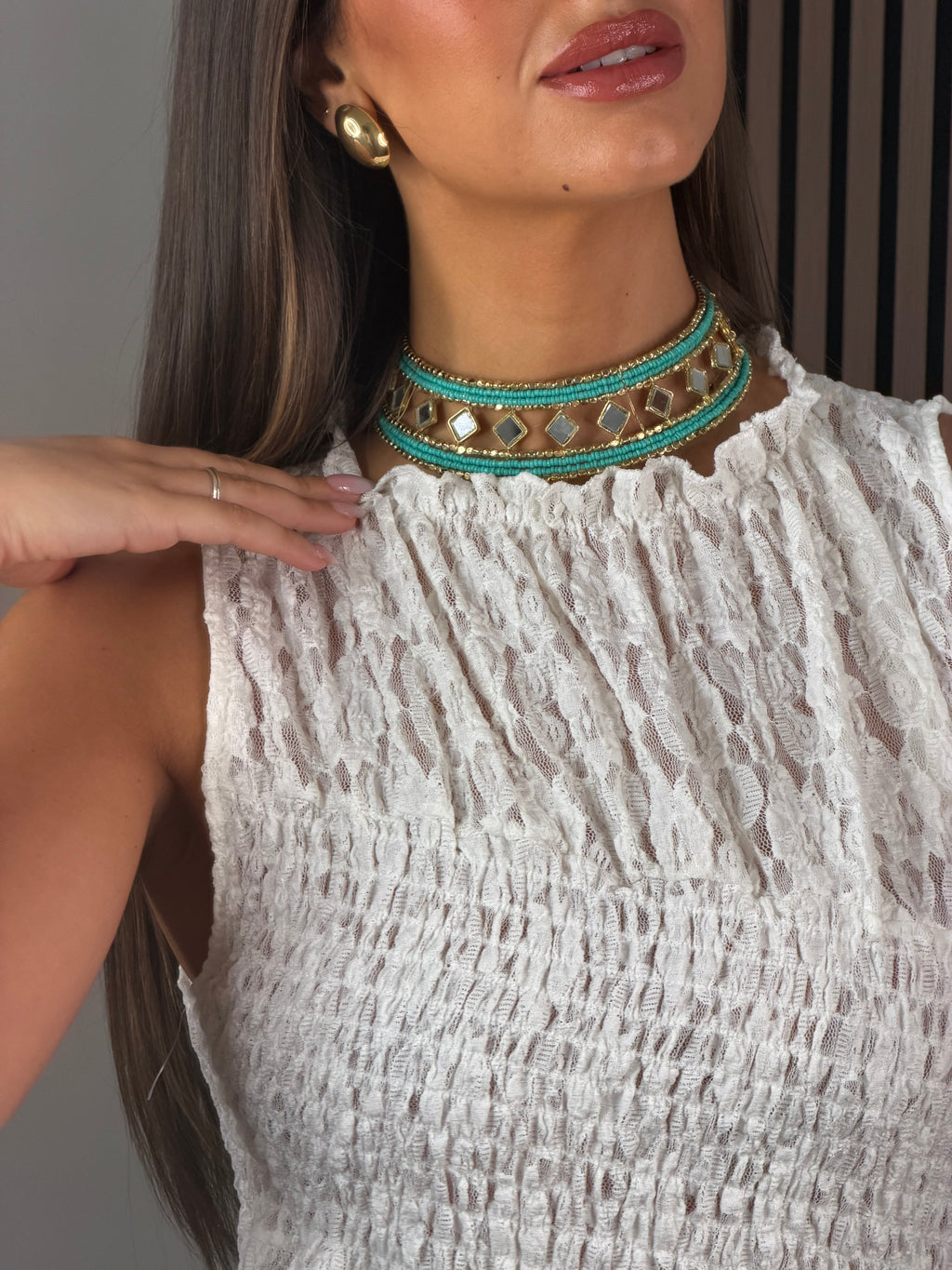 CHOKER ECLIPSE TURQUESA