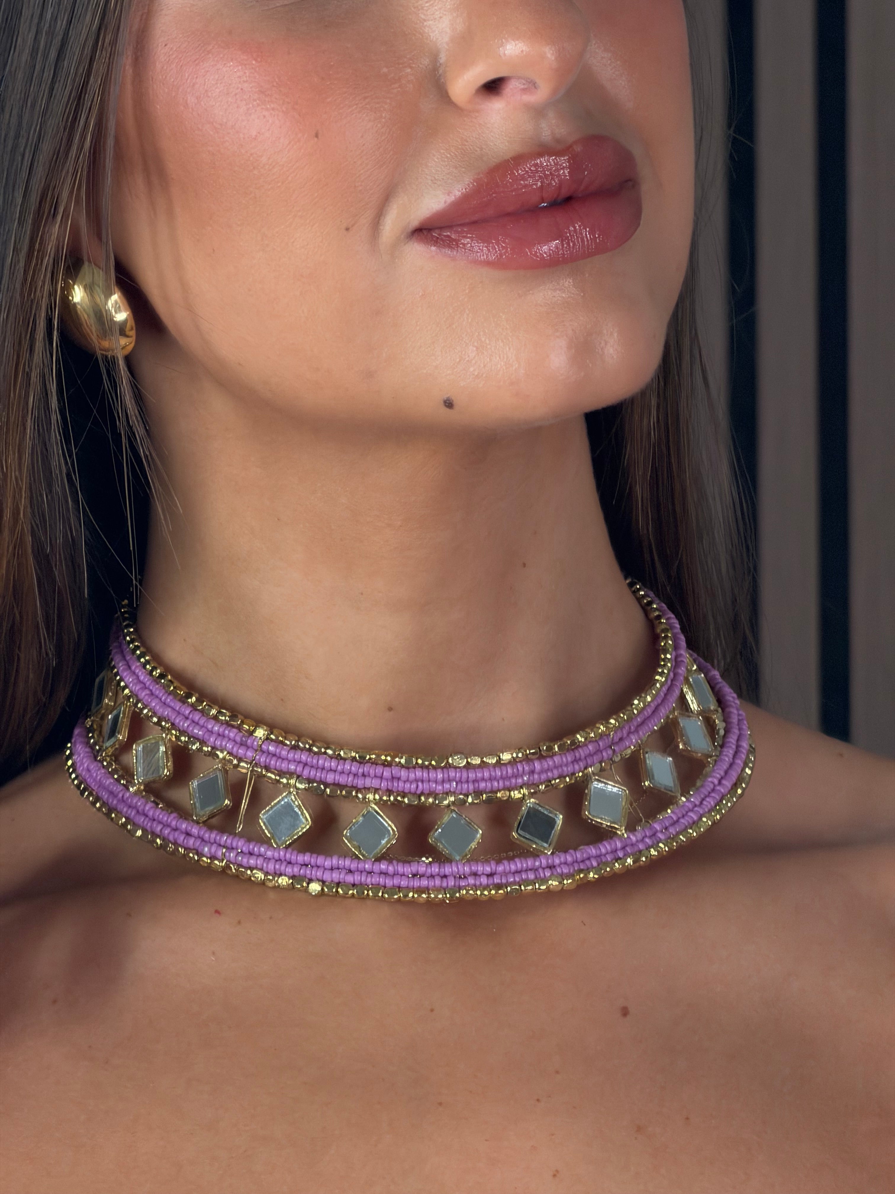 CHOKER ECLIPSE LILA