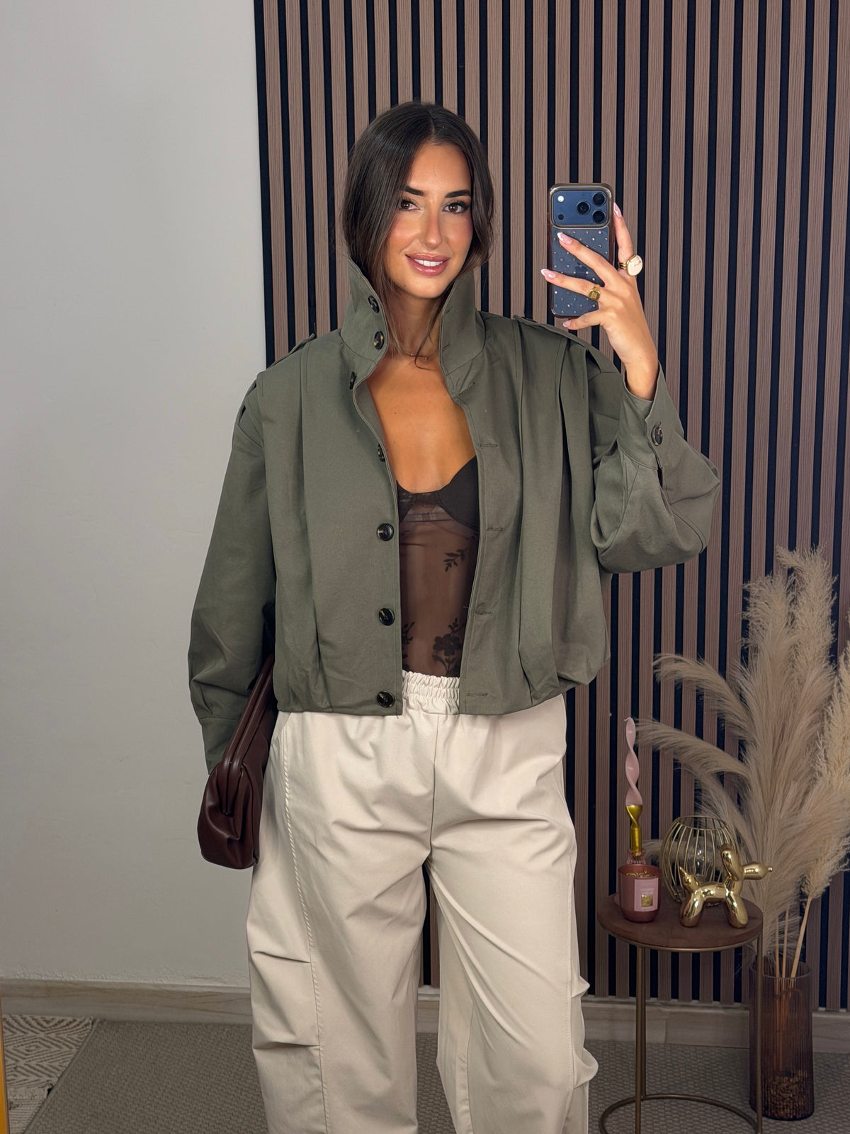BOMBER GABARDINA MILITAR
