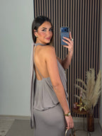 VESTIDO ROSA TAUPE