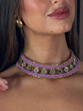 CHOKER ECLIPSE LILA