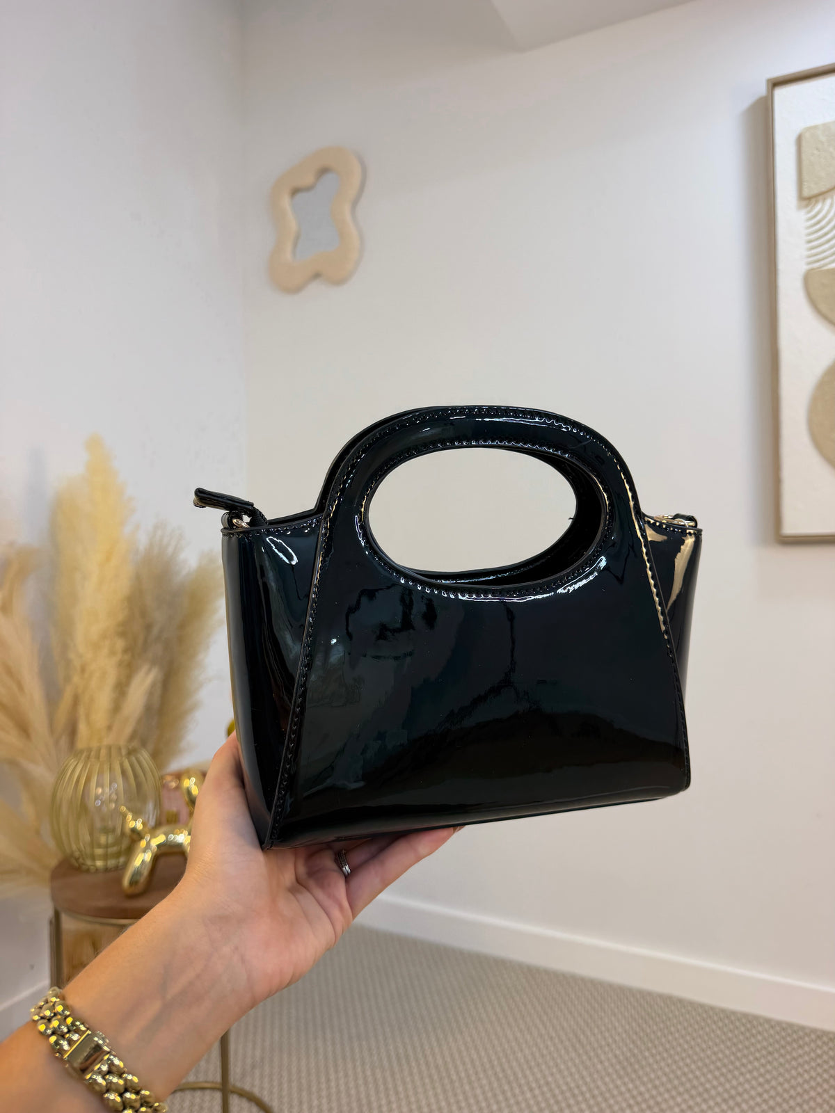 BOLSO BLACK GLOSSY