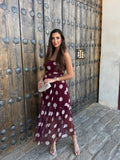 VESTIDO CARMEN TINTO