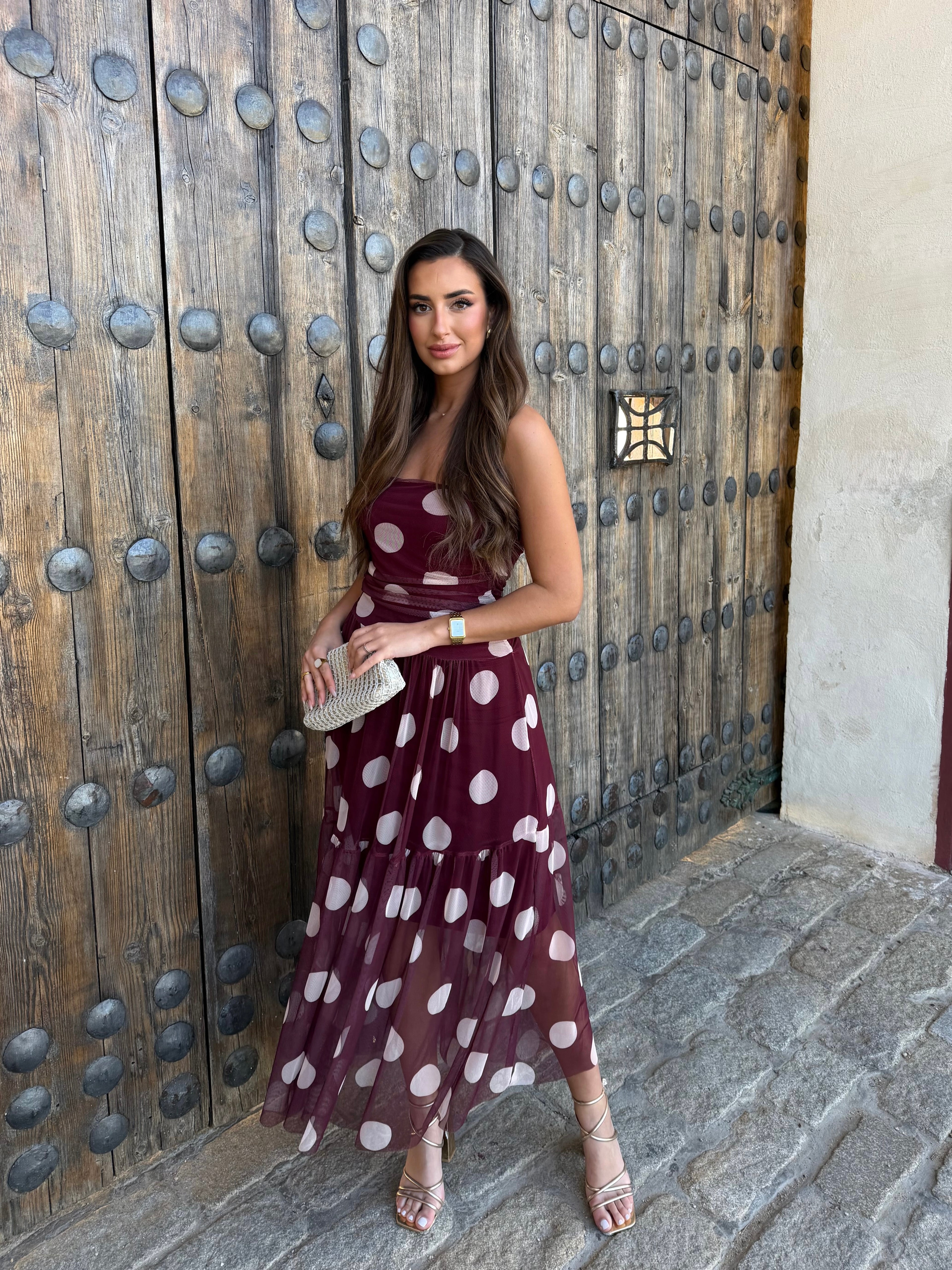 VESTIDO CARMEN TINTO