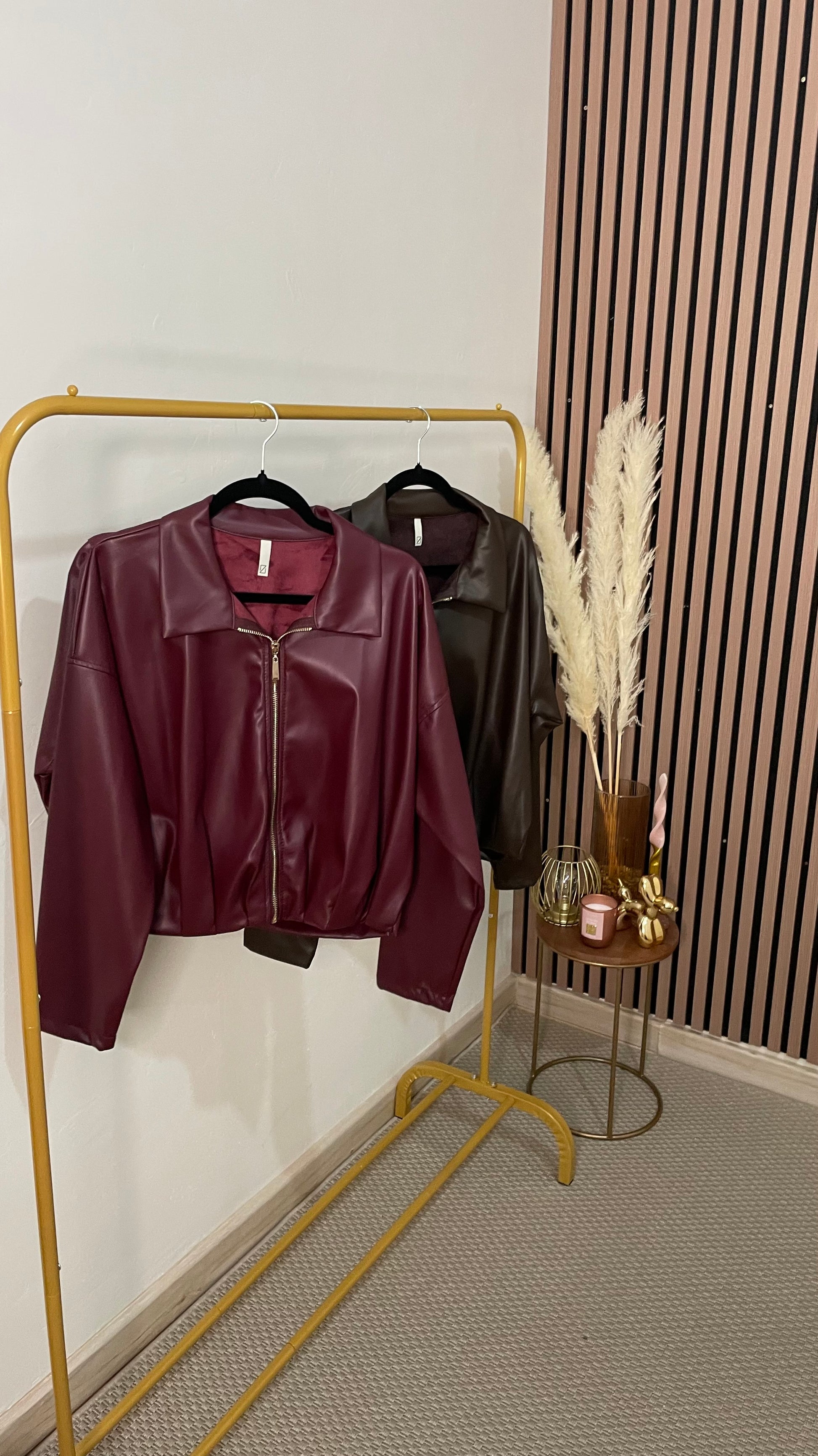 BOMBER POLIPIEL BURDEOS