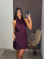 VESTIDO CANNES BERENJENA