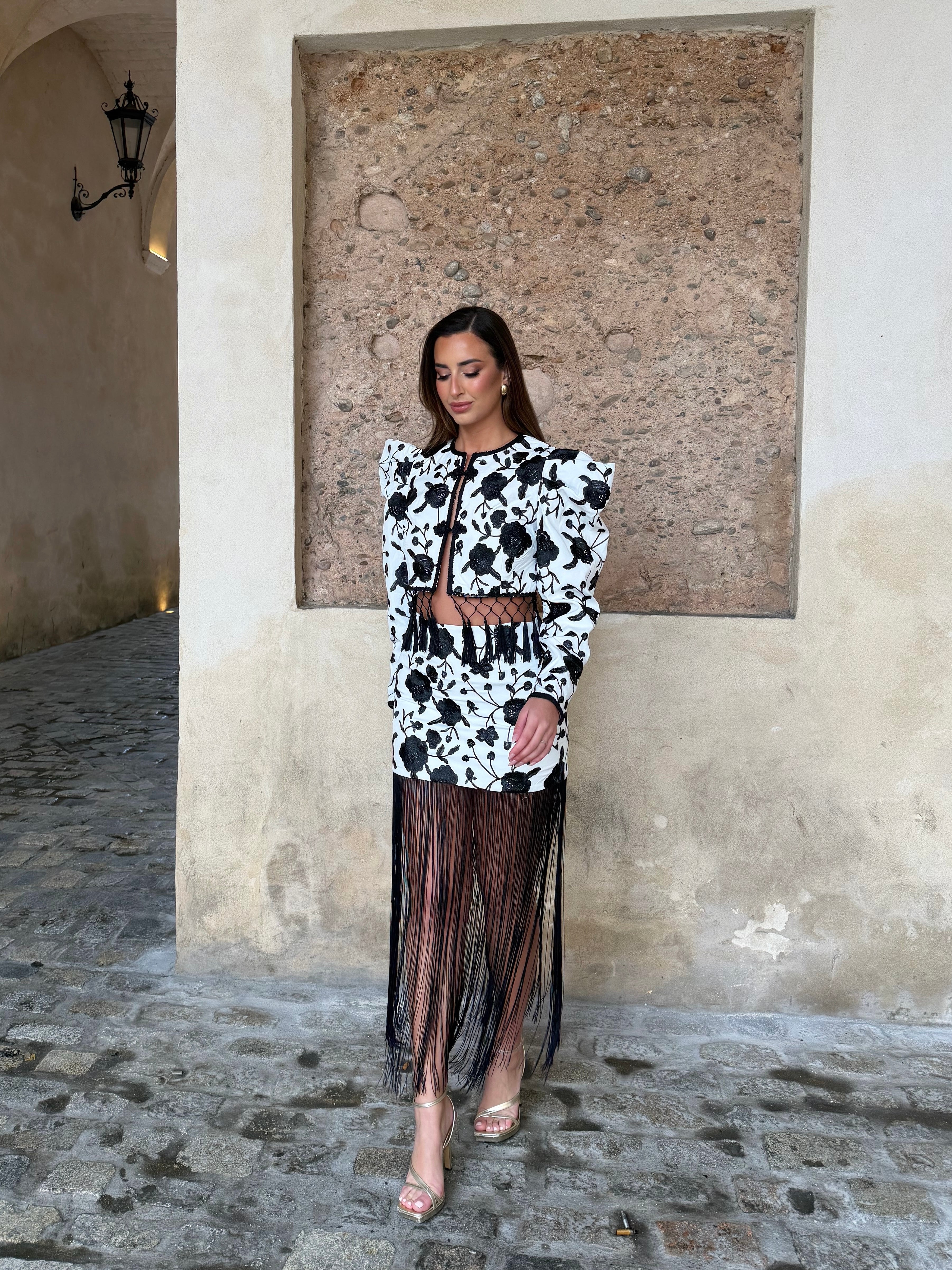 CONJUNTO CANASTA BORDADO BLANCO