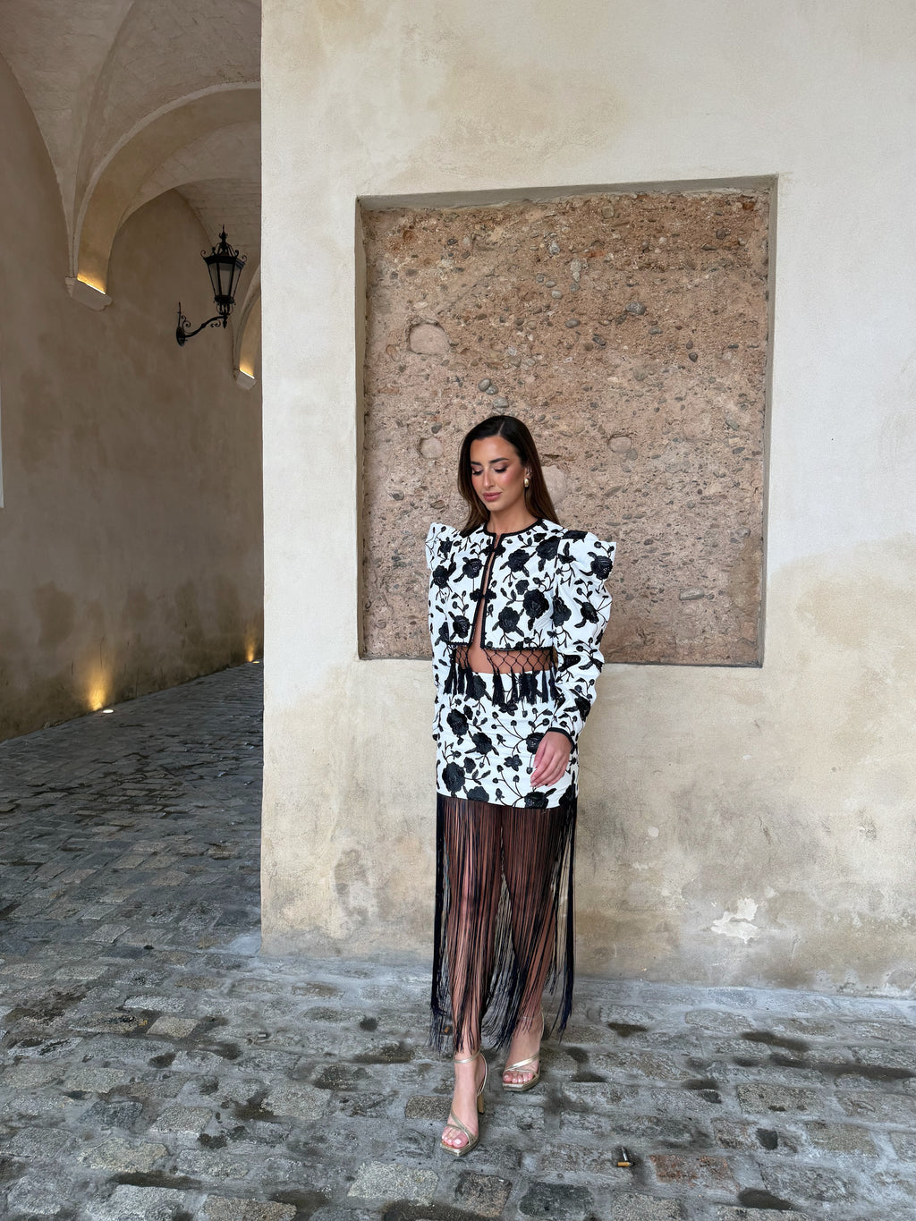 CONJUNTO CANASTA BORDADO BLANCO