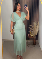 VESTIDO SALI AGUA MARINA