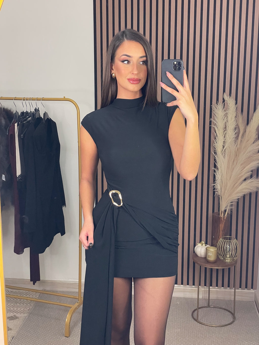 VESTIDO JEVA MINI NEGRO