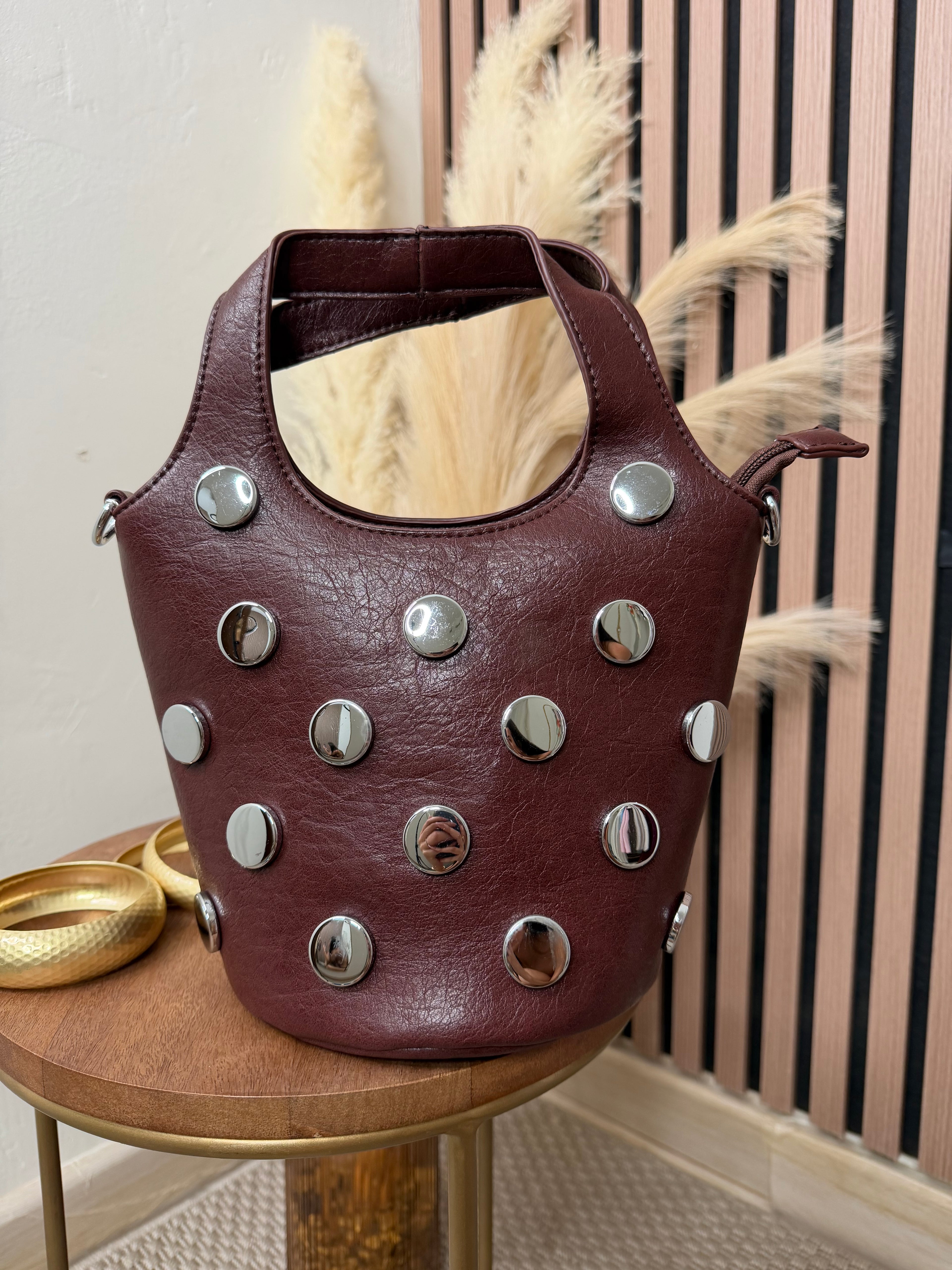 BOLSO CUBO MARRÓN