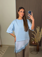 CAMISETA AURE AZUL
