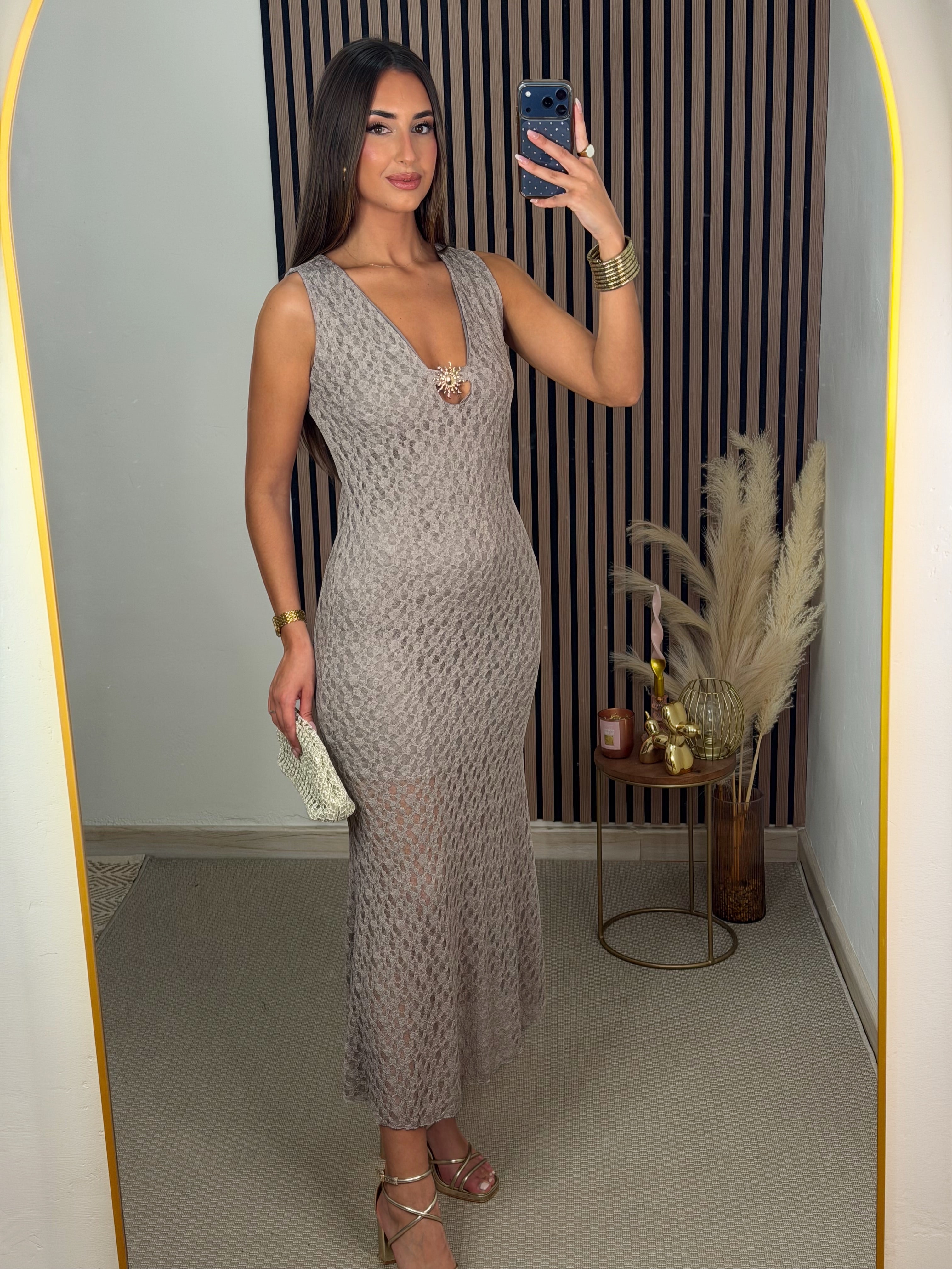 VESTIDO SOL TAUPE