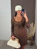 VESTIDO PLAYA CHOCOLATE
