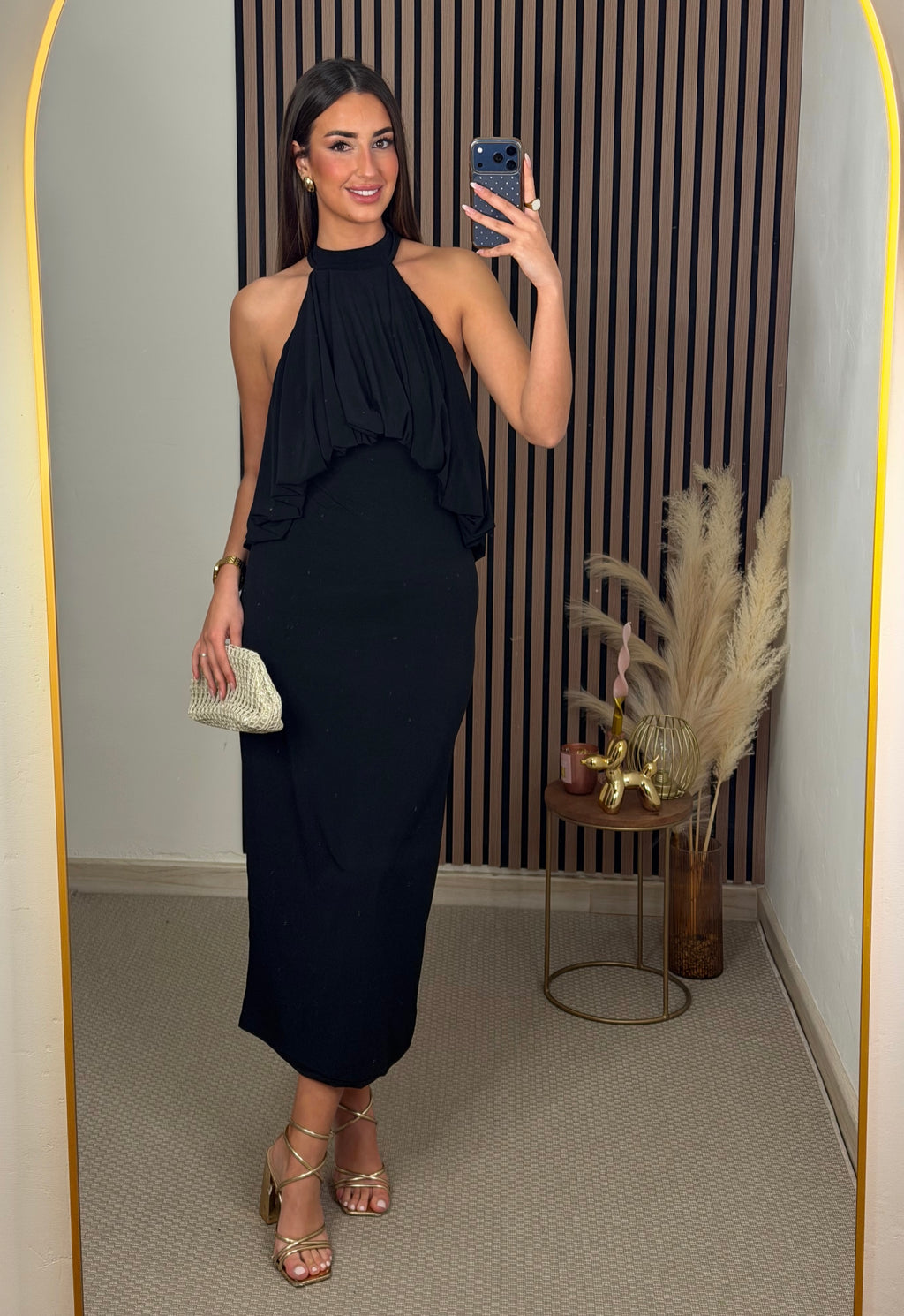 VESTIDO ROSA NEGRO