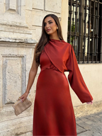 BOLSO SATINADO CHAMPÁN