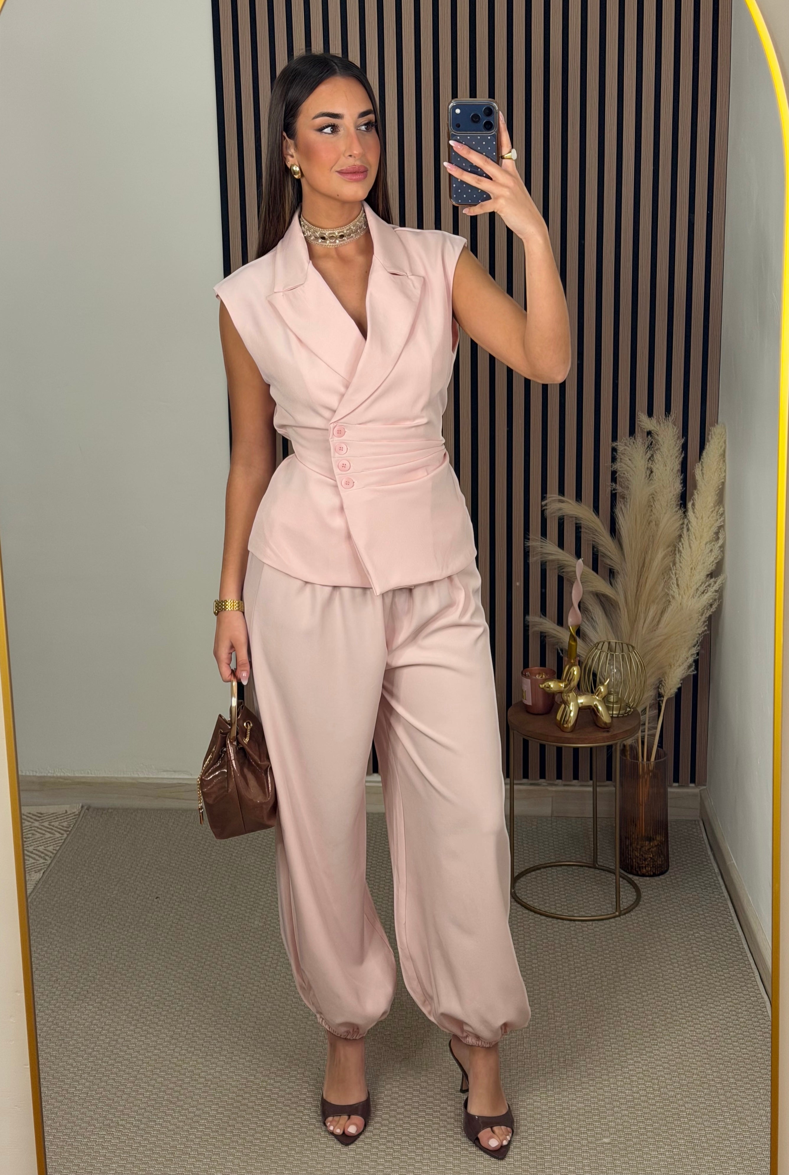 CONJUNTO NOA ROSA BEBÉ