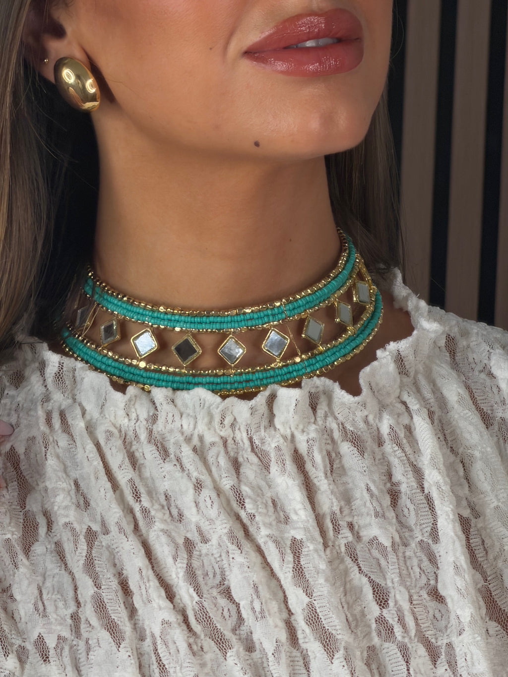 CHOKER ECLIPSE TURQUESA