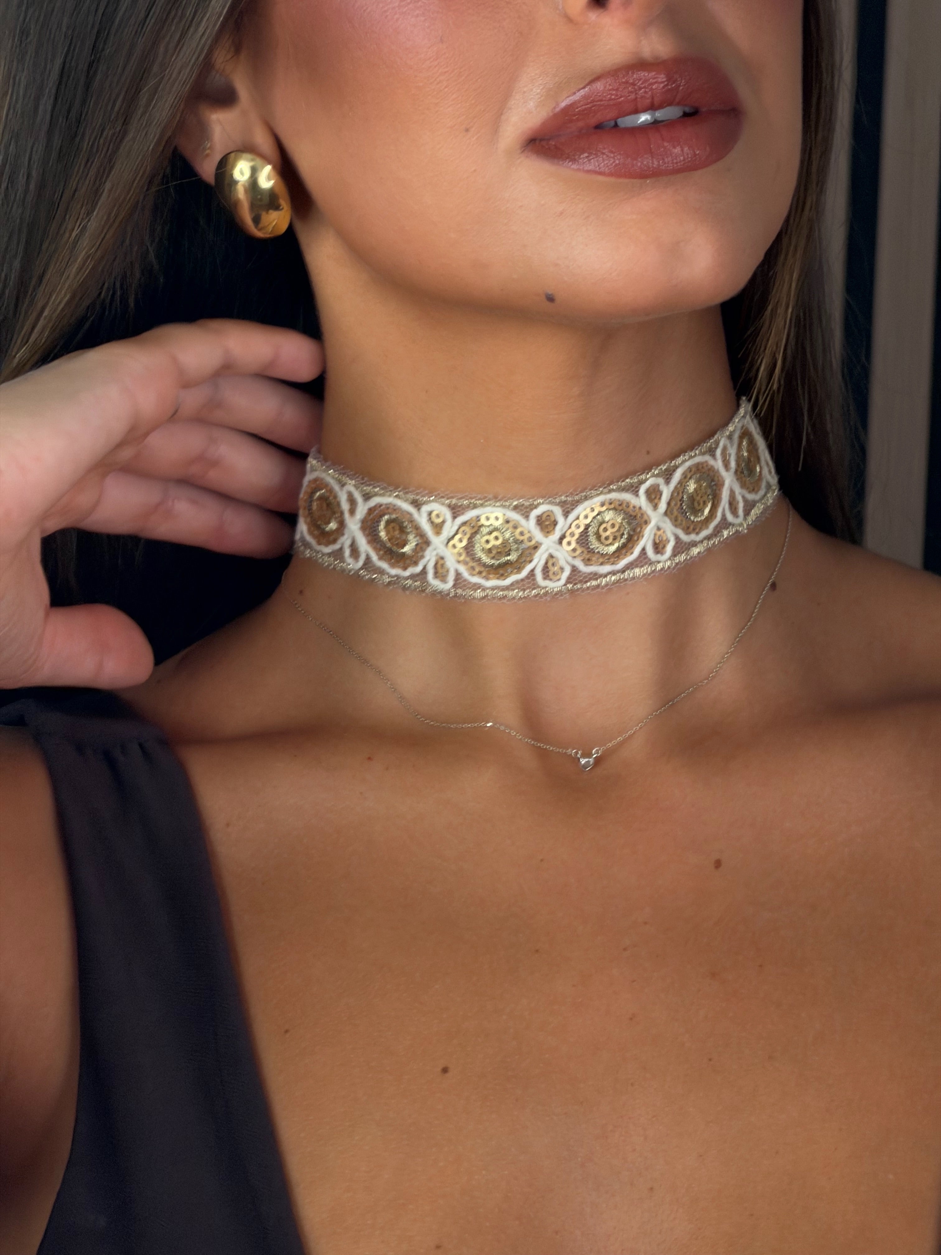 CHOKER SAFIRO