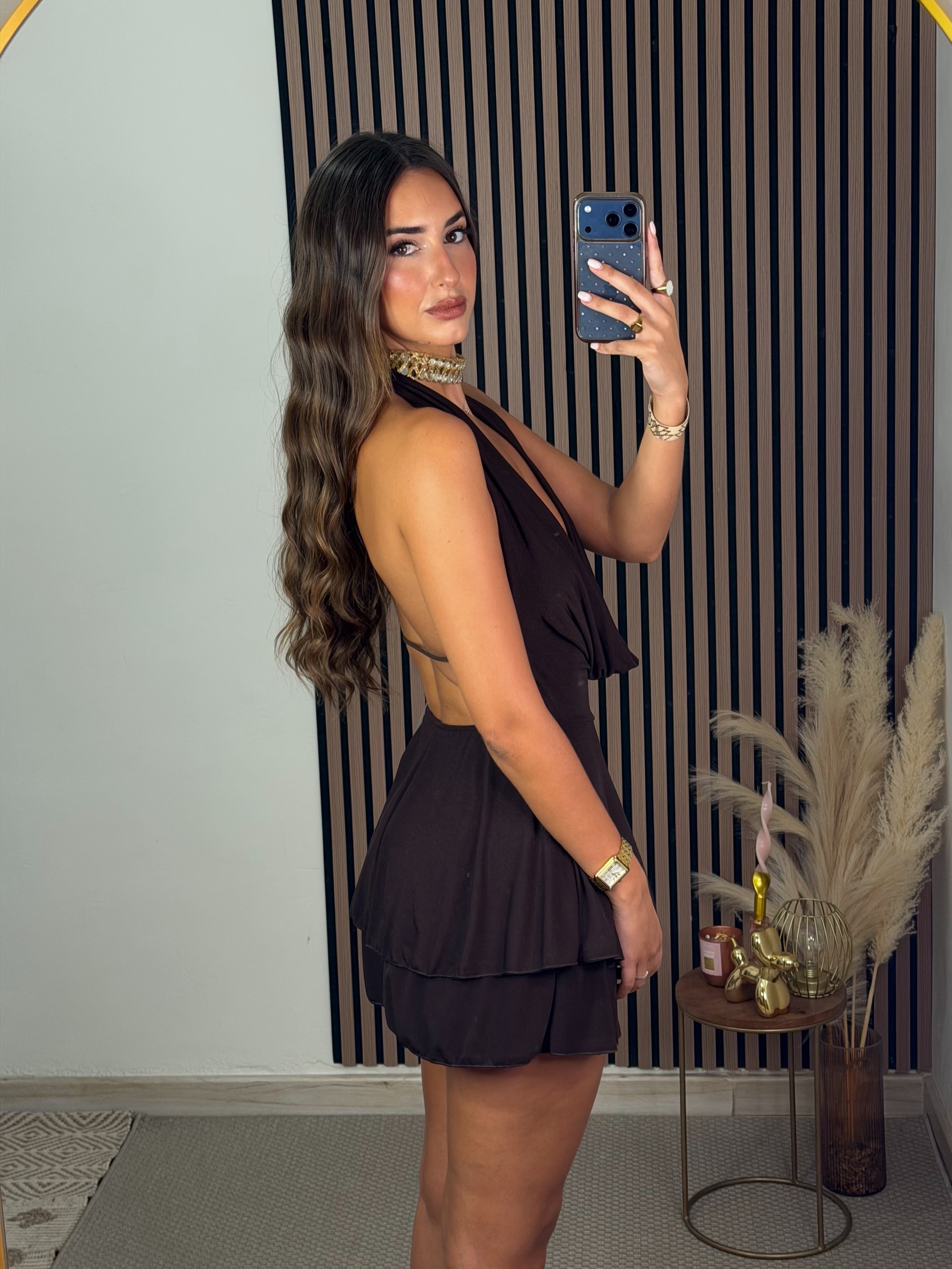 VESTIDO|MONO ROTO CHOCOLATE
