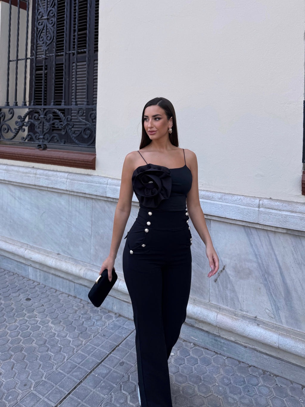 TOP ROSA NEGRA