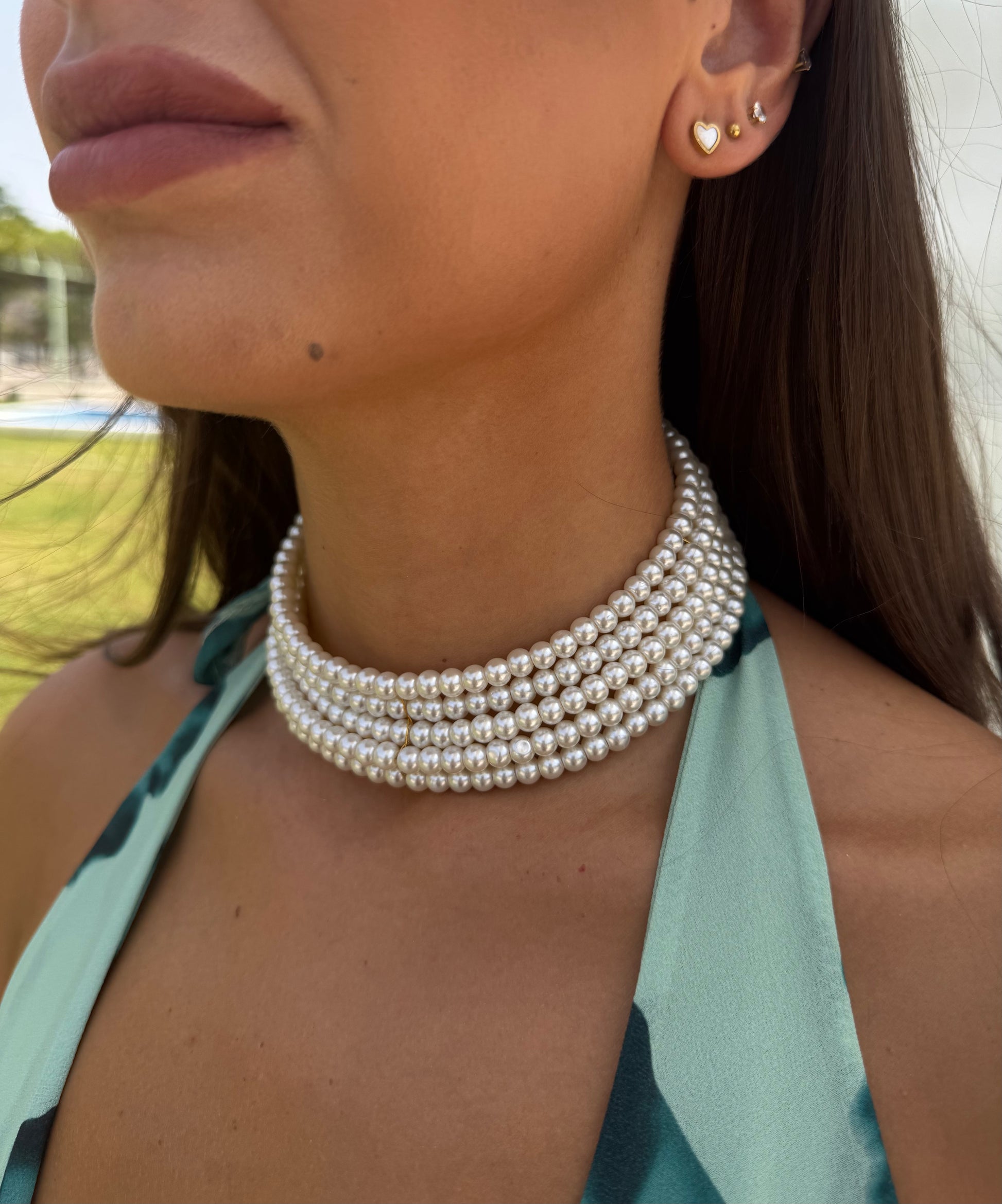 CHOKER PERLAS